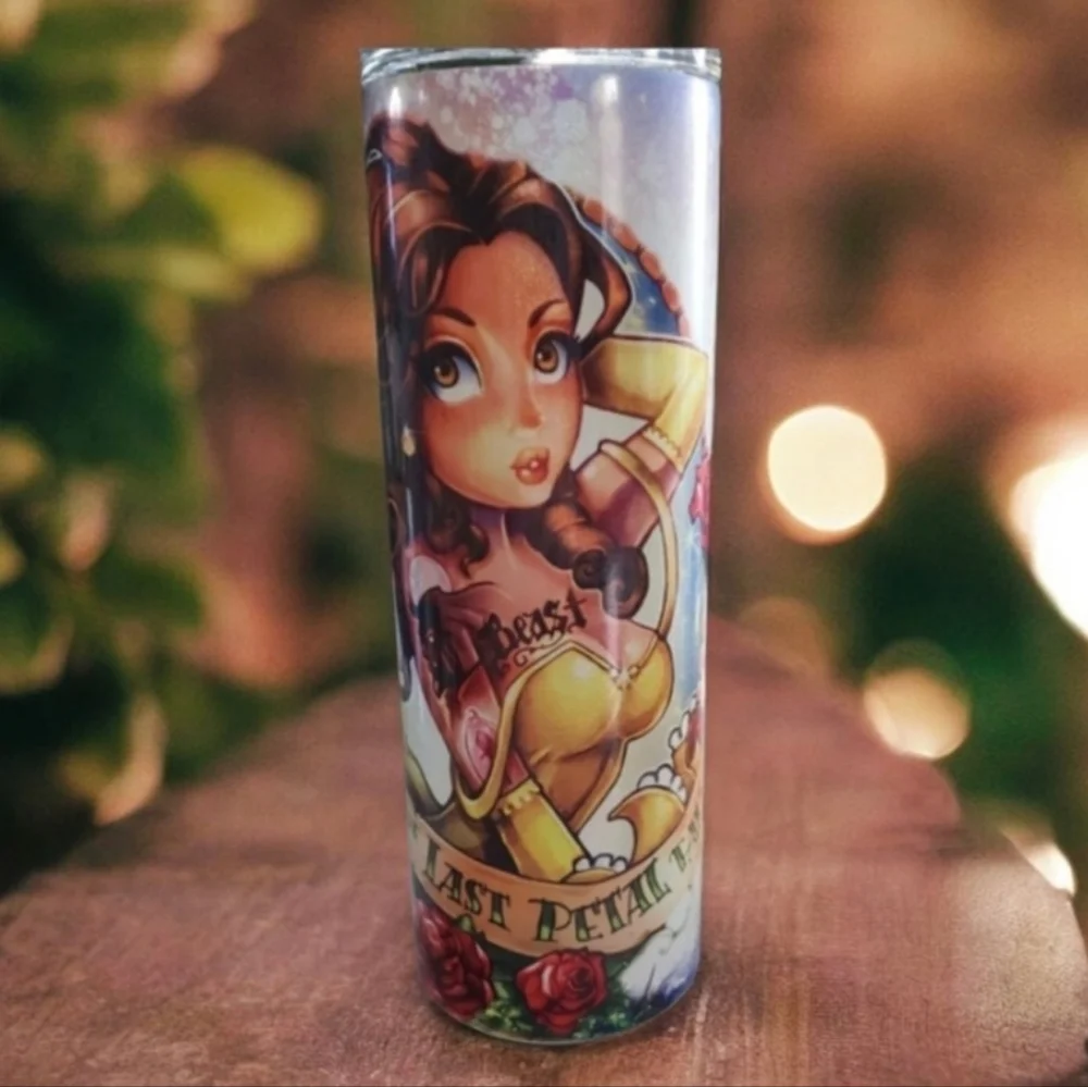 Till the Last Petal Falls Belle 20oz Tumbler 🎉sale